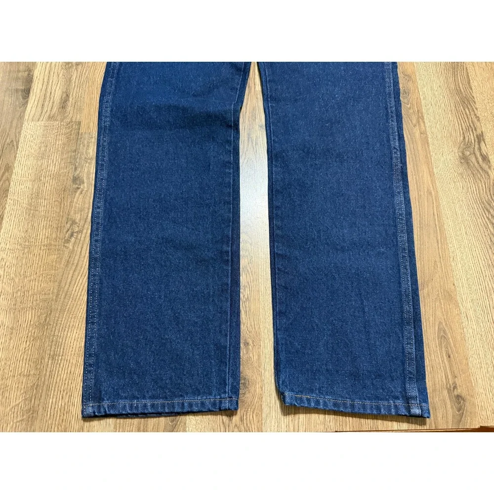 Rustler Regular Fit Jeans Mens 35x34 Blue Adult Straight Leg Denim Excellent